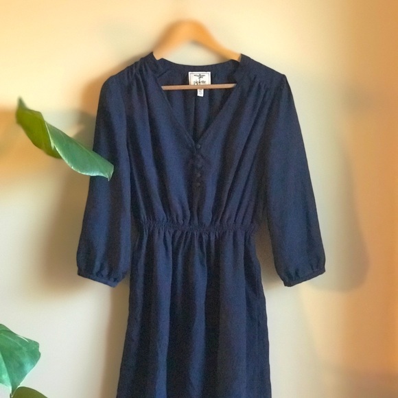 Navy blue tunic / dress - Picture 1 of 2